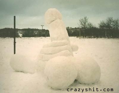 Check Out This Snowman....Well Kinda