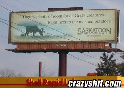 There's Plenty of Room For God's Creatures