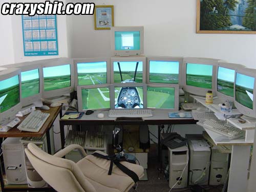 Here's The At Home Flight Simulator