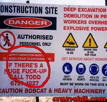 Call Todd If a Huge Fuck-Up Happens