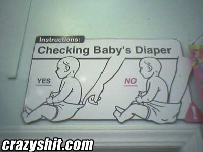 The Proper Way To Check a Baby's Diaper