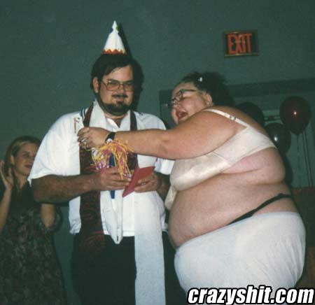 This Has Gotta Be The Worst B-Day Stripper, Ever!