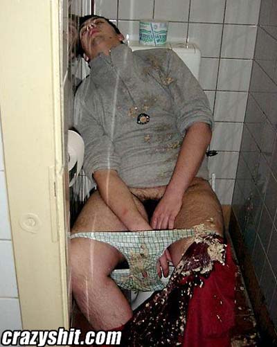 Passed Out In The Shitter