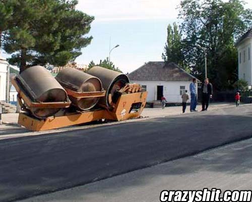Have You Ever Seen a Steam Roller Upside Down?