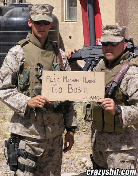 USMC Loves Bush