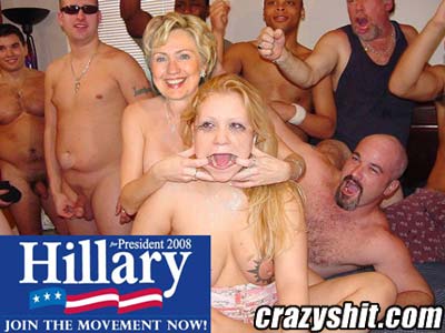 CrazyShit.com | Hillary Does The Double Fish Hook - Crazy Shit!