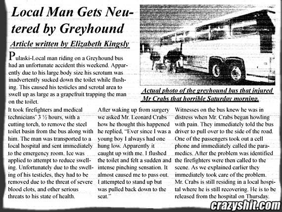 Greyhound Bus Disaster