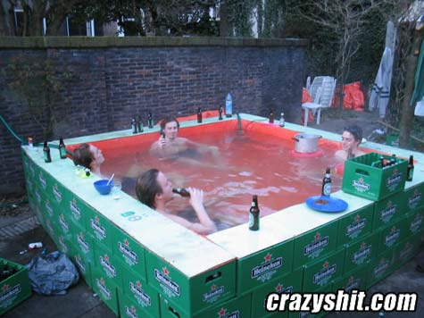 Heineken Hot Tub