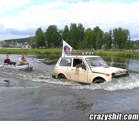 Red Neck Water Skiing