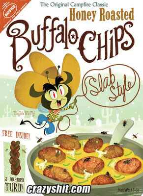 Buffalo chips cereal. Part of a CrazyShit balanced breakfast