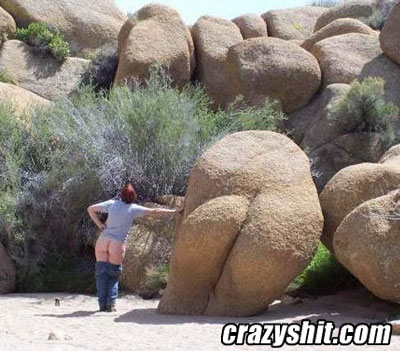 Naked ass rocks
