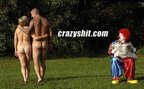 Public Clown nudity