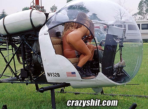 Naked helicopter rides