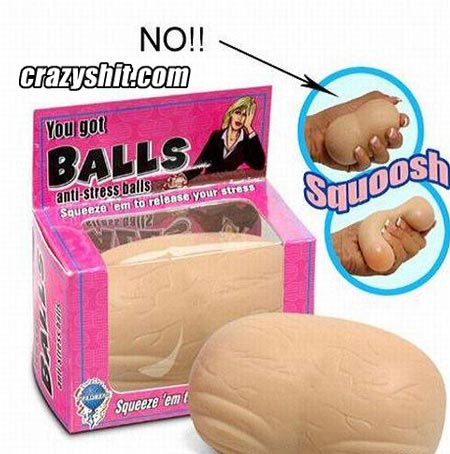 Squeeze your balls