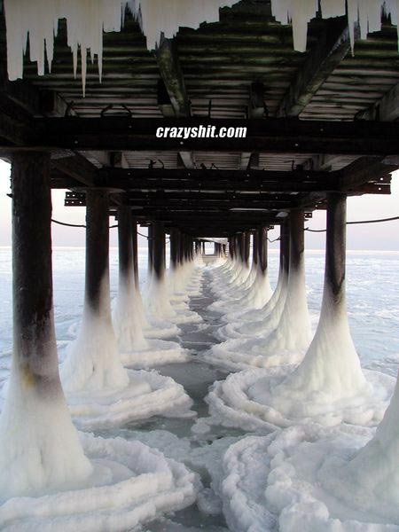 Frickin Freezin ice pier