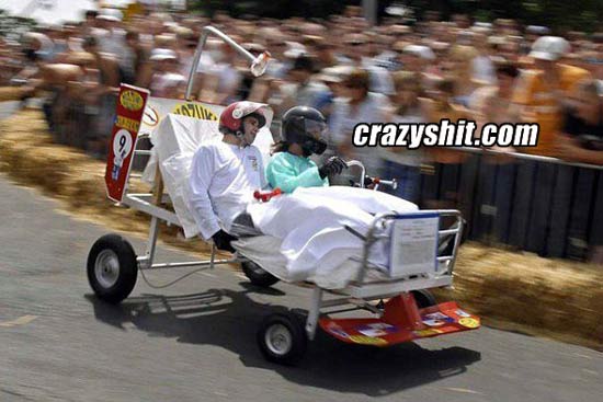 Hospital bed race