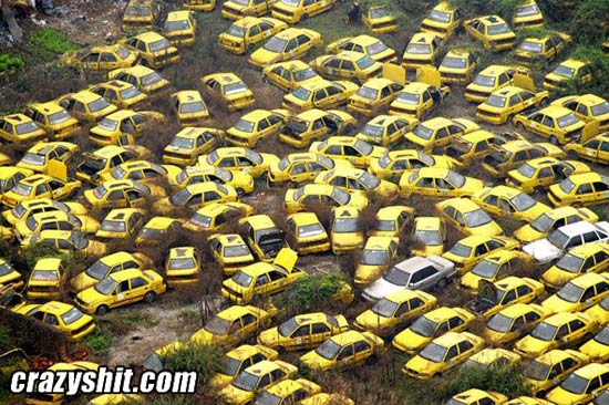 Ultimate taxi traffic jam