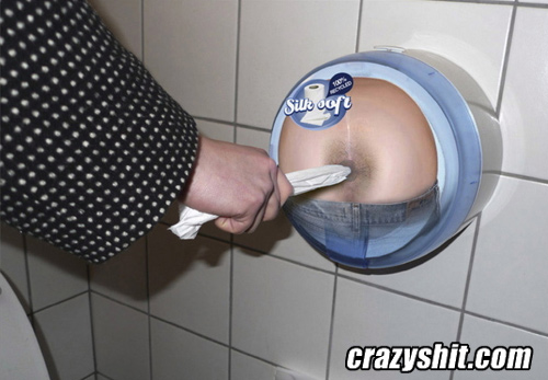 Amazing Butt Hole Booty Wipe Dispenser