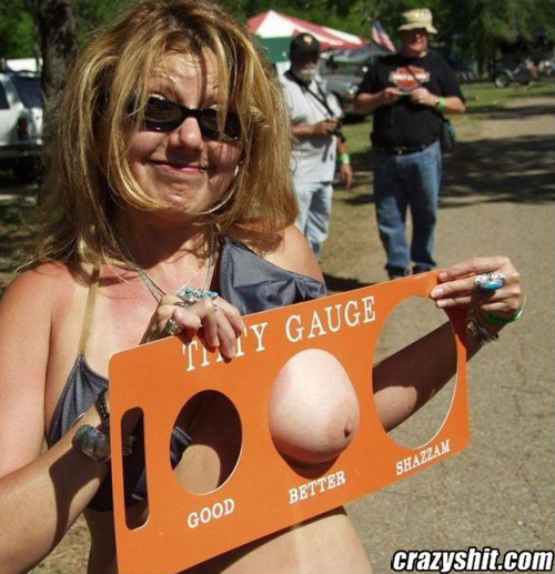 Portable Titty Gauge