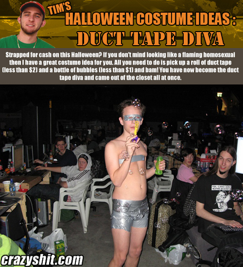 Tims Halloween Costume Ideas : Duct Tape Diva