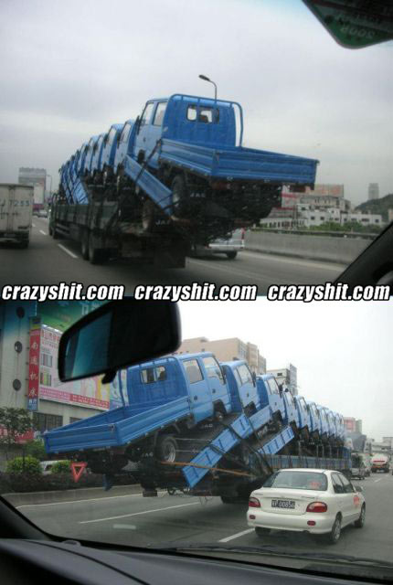 Totally Safe way to haul trucks
