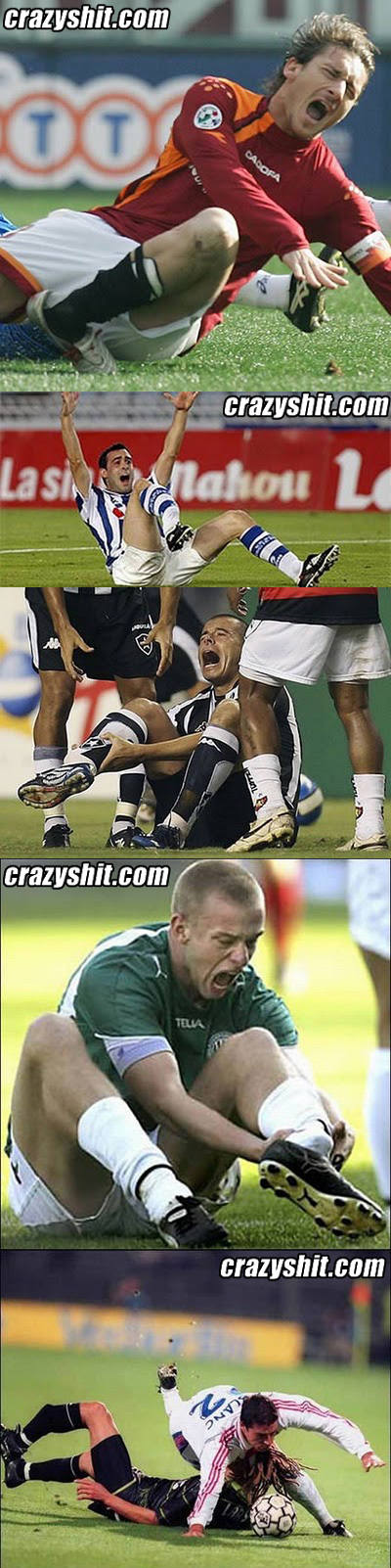 Sassy Soccer Players Break Their Legs
