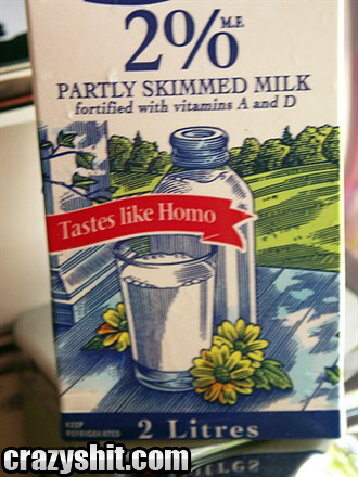 Skim Milk : Tastes Just Like Homo