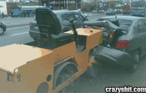 Now where did I park my steamroller?