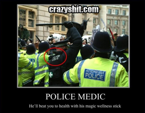 Police Medic Beatdown