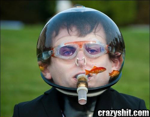 Would You Wear a Fishbowl Helmet?