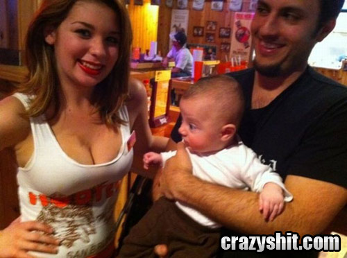 Daddy's Little Man Loves Hooters
