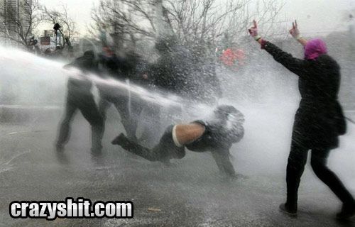 Say Hello To The Water Cannon