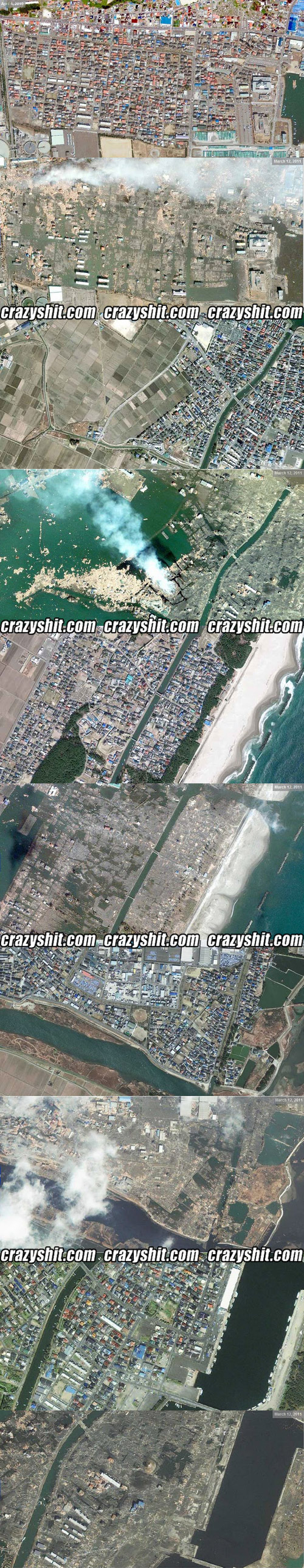 Before And After Tsunami Satellite Images