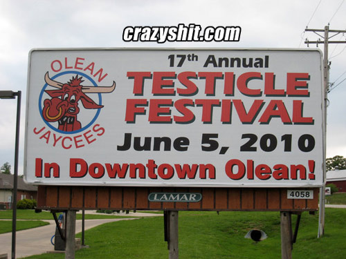 Don't Miss The Testicle Festival