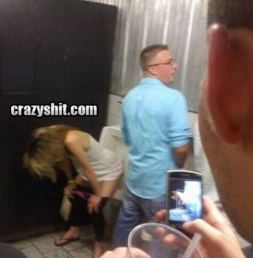 Drunk Slut In The Men's Room