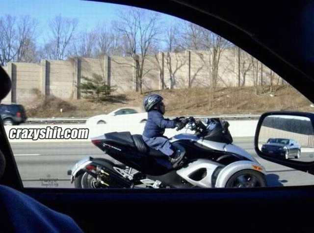 Little Man On A Big Bike