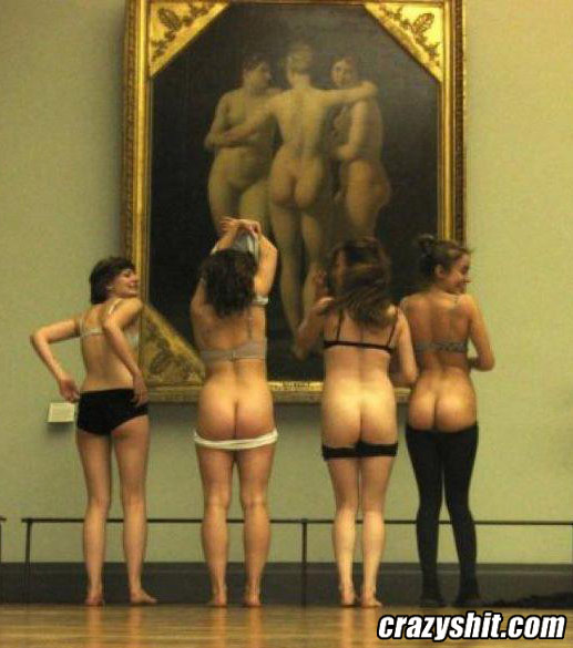 Art Gets Girls' Panties Wet