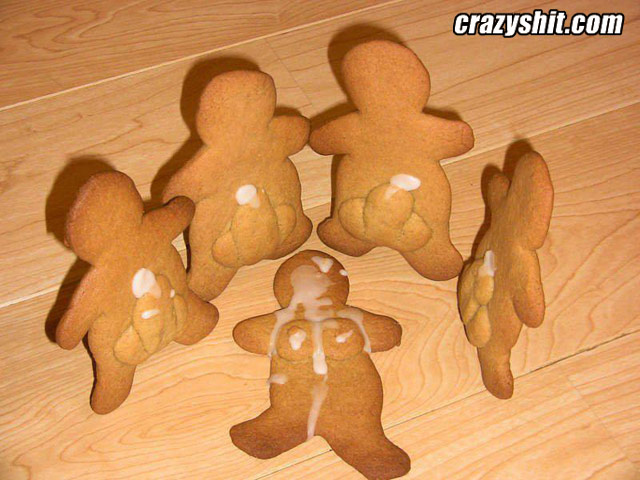 Gingerbread Bukkake Party