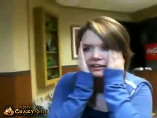 CrazyShit.com | Girl Pisses Her Pants At McDonald