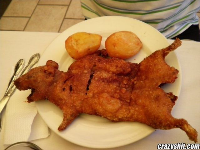 What's For Dinner? Deep Fried Rat