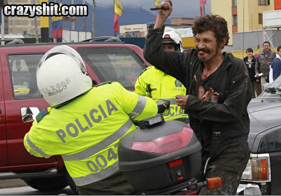 Attacking The Policia