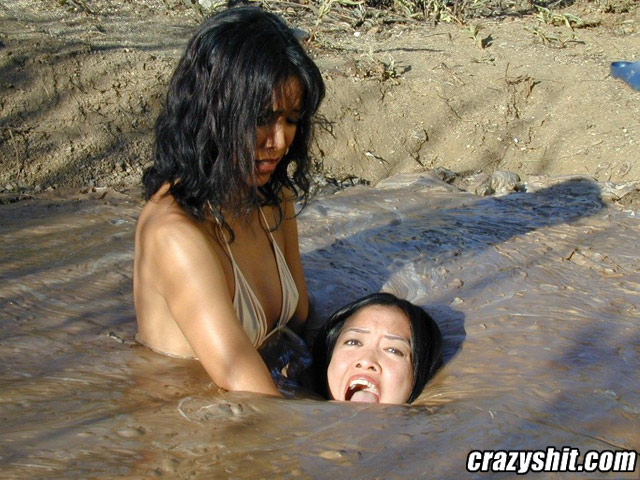 Asian Chicks Love Mud