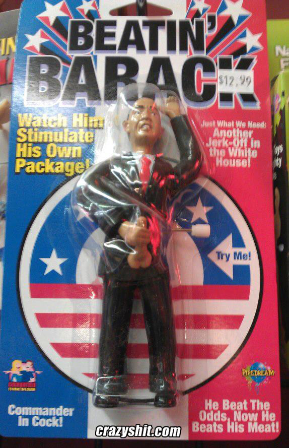 Beatin' Barack Is The Commander In Cock