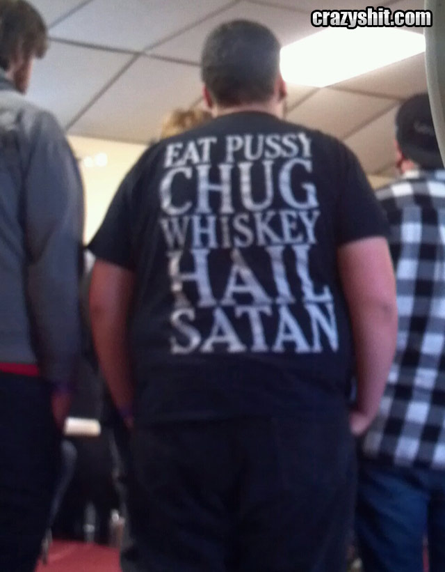 The Shirt Says It All