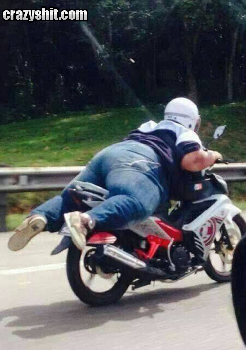 Fat Guy on a Little Motorcycle