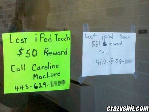 Lost ipod Touch