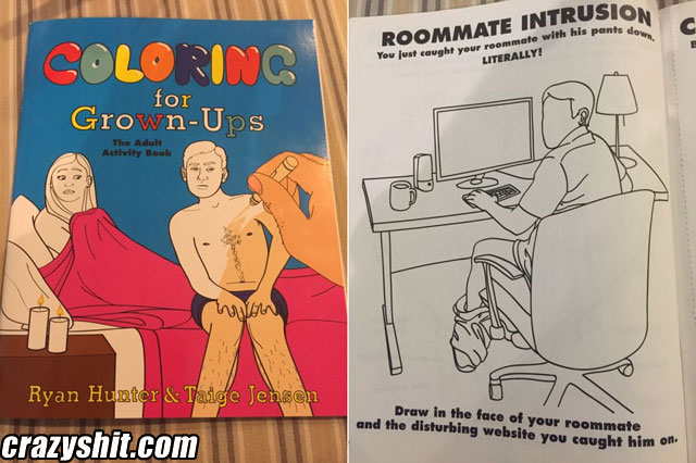 Your roommates coloring book