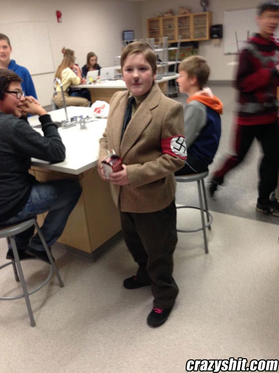 Little Hitler does middle school
