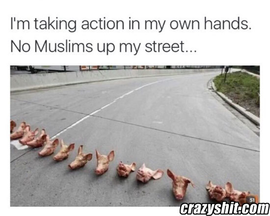 Islamic road block