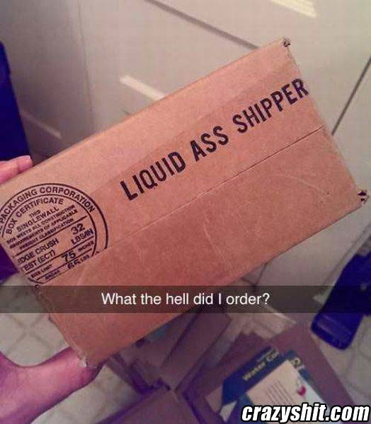 This package smells like shit